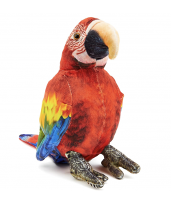 Sebastian The Scarlet Macaw Eco Plush Toy Medium